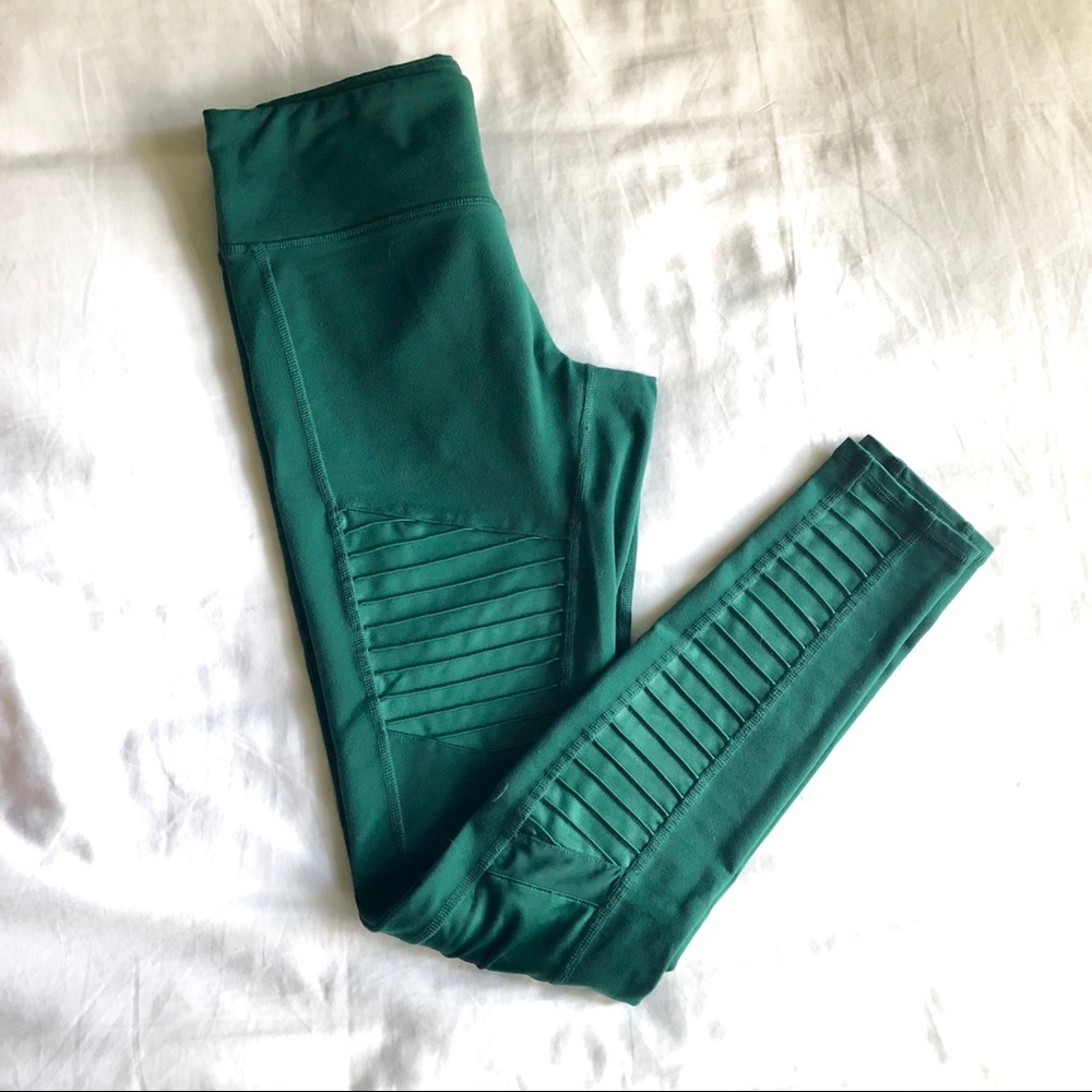 Alo yoga legging green evermint S pure barre